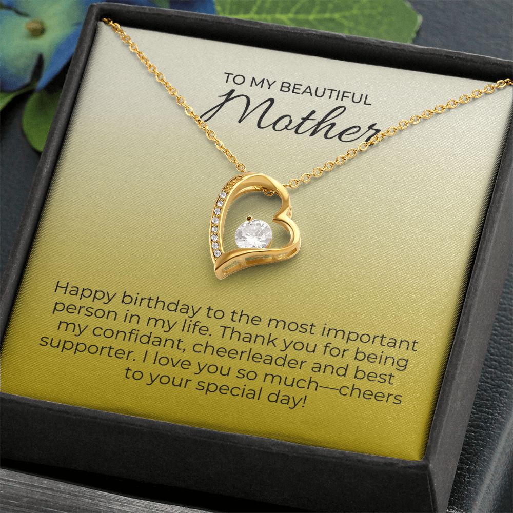 Forever Love Necklace with on Demand Message Card