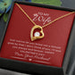 Forever Love Necklace For Her on Valentine's Day