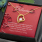 Forever Love Necklace with On Demand Message Card Valentine's Day Gift for her