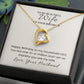Forever Love Necklace for Her Birthday