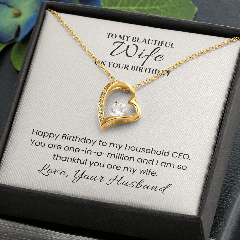 Forever Love Necklace for Her Birthday