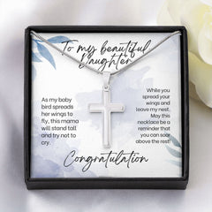 Stainless Cross Necklace For Daughter