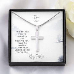 Stainless Cross Necklace For Wife