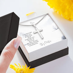 Stainless Cross Necklace For Wife