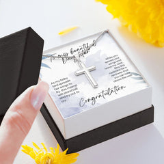 Stainless Cross Necklace For Daughter