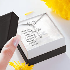 Stainless Cross Necklace For Mom