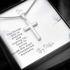 Stainless Cross Necklace For Wife