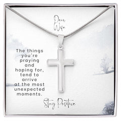 Stainless Cross Necklace For Wife