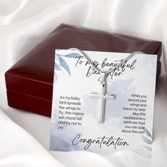 Stainless Cross Necklace For Daughter
