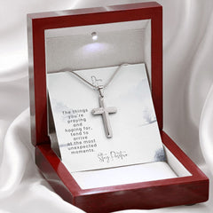 Stainless Cross Necklace For Wife