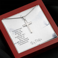 Stainless Cross Necklace For Wife