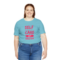 Unisex Self-Care Inspirational Jersey Short Sleeve Tee