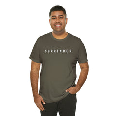 Surrender Faith Unisex Jersey Short Sleeve Tee