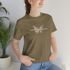 Christian Boudicca Butterfly Cotton-Jersey Personality T-Shirt