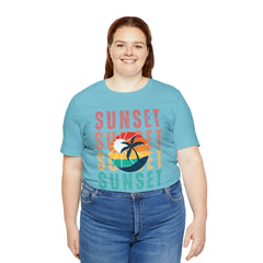 Springtime Vintage Sunset Unisex T Shirts