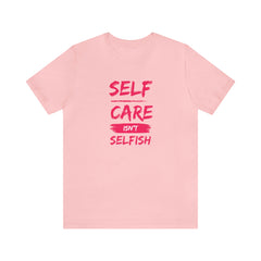 Unisex Self-Care Inspirational Jersey Short Sleeve Tee