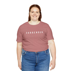 Surrender Faith Unisex Jersey Short Sleeve Tee