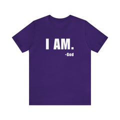 I am Unisex Jersey Short Sleeve Tee