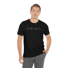 Christian Boudicca Signature Short Sleeve Black Tee